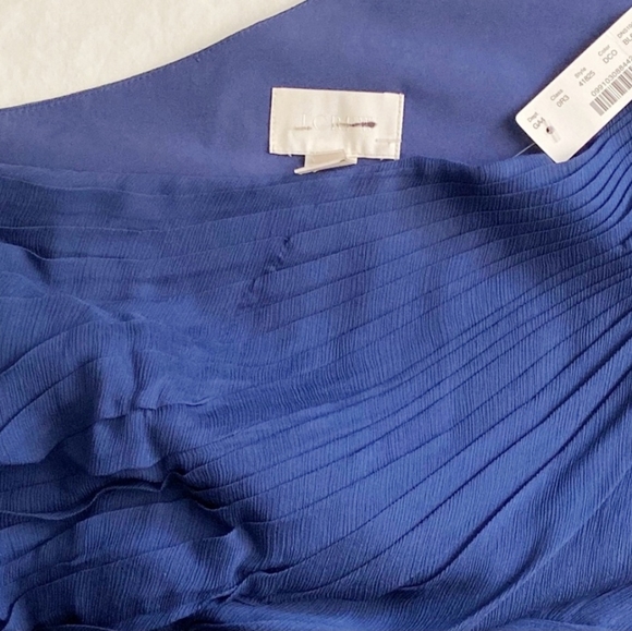 J.CREW Asymmetrical Chiffon Dress SIZE 16 (fits like a 14) - Picture 6 of 11